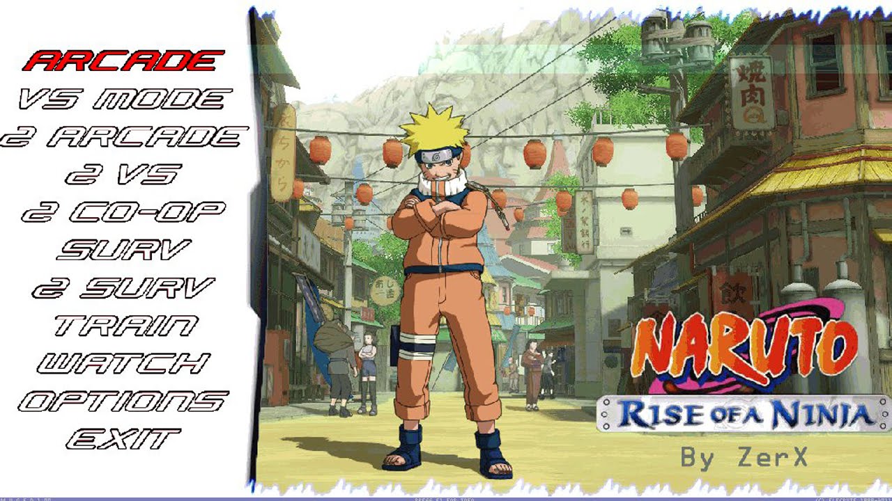 Naruto rise of a ninja mugen download